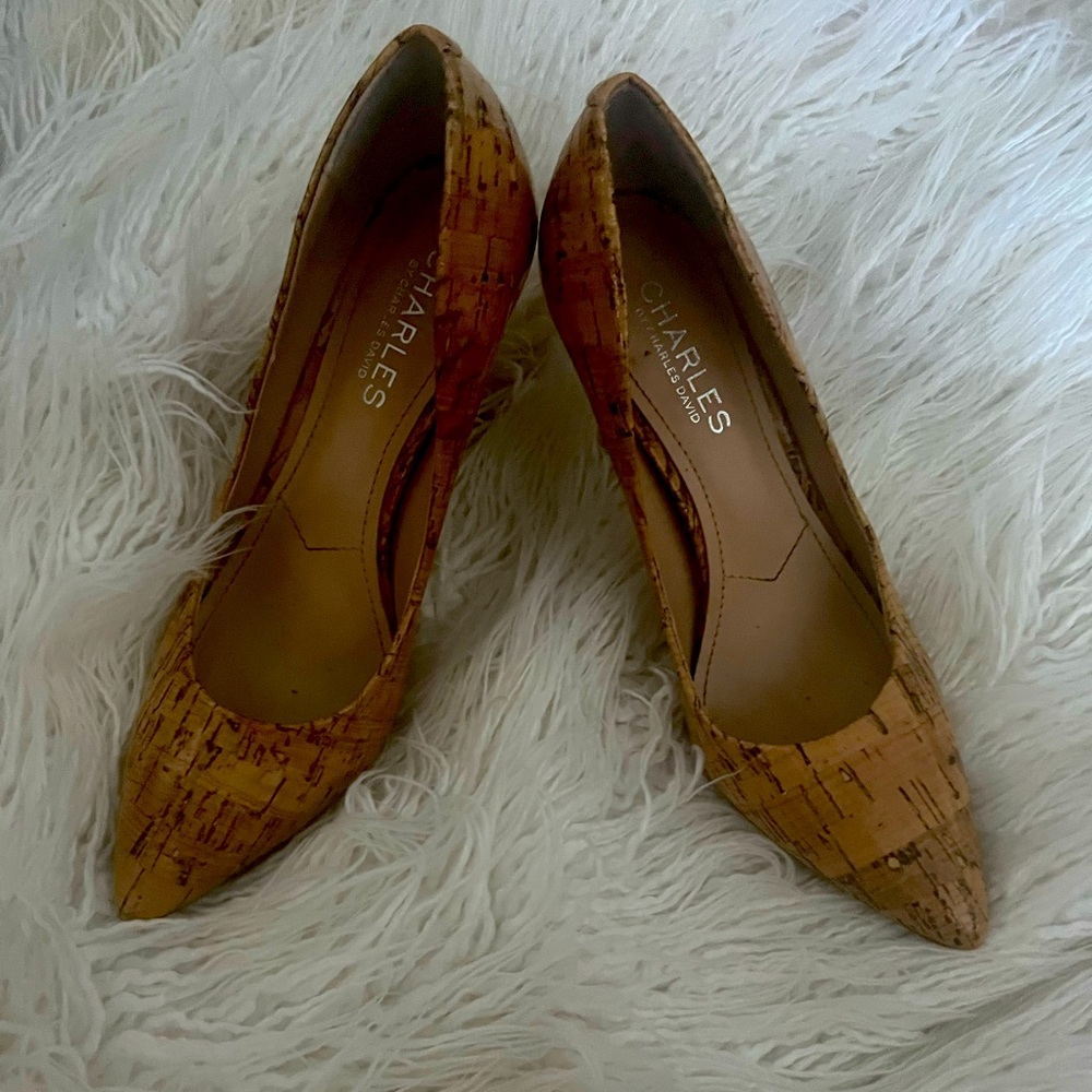 Charles David corked style shoes (size 6)